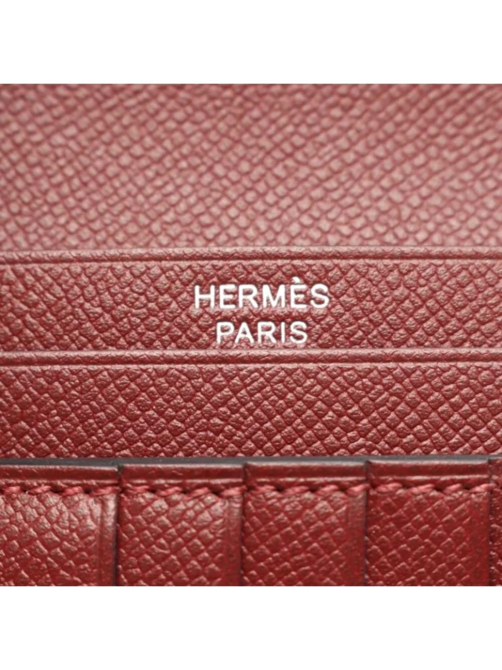 Hermes Bifold Wallet Bearn Compact Rouge